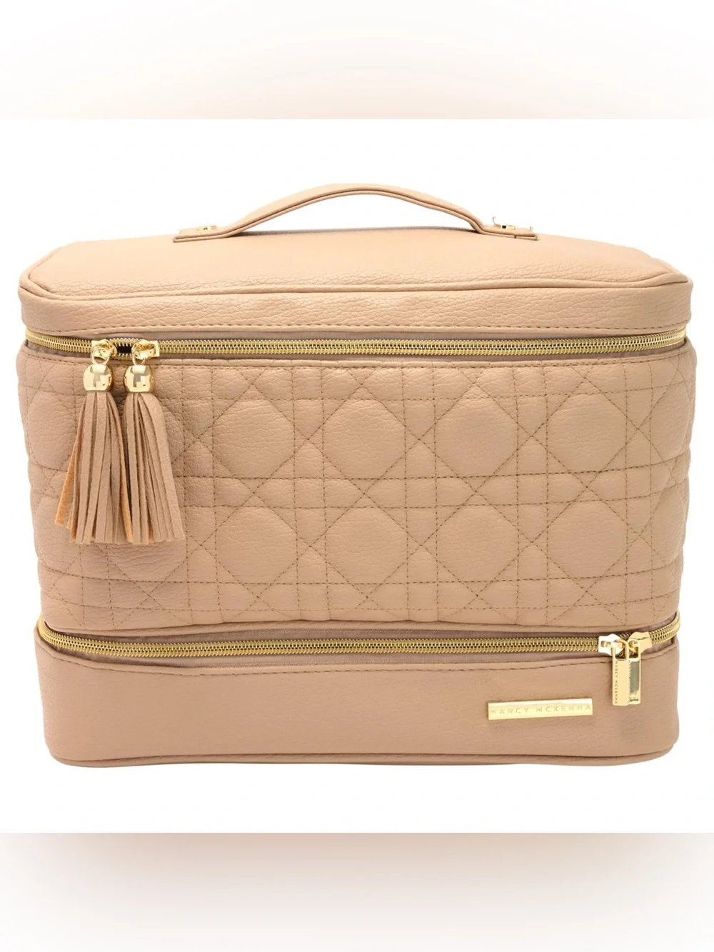 Marcy McKenna Glam Bag Modern Beauty Case - sand